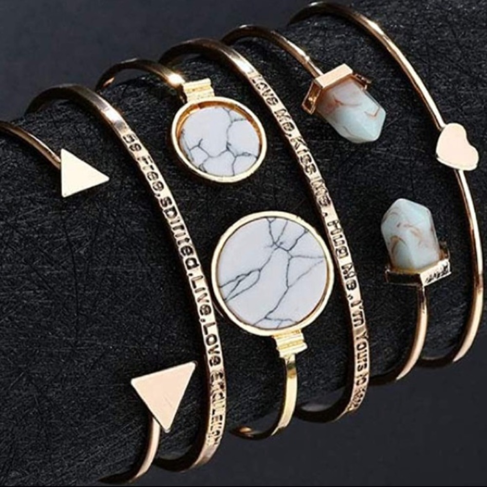 6-Piece Boho Layered Bracelet Set